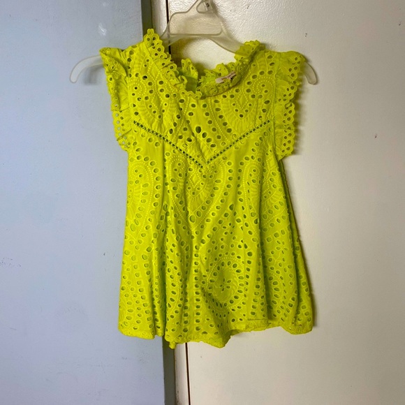 EYELET LACE TOP - Picture 2 of 4